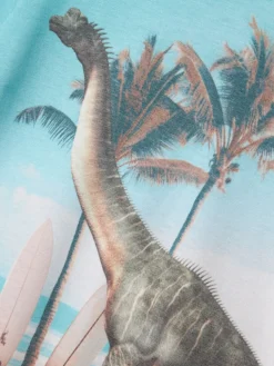 Name It lasten t-paita, NMMJAKO SS TOP Sininen Kuosi