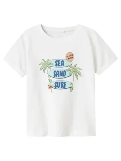 Name It Lasten T-Paita, NMMVUX SS TOP Valkoinen