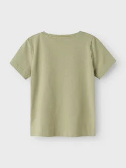 Name It lasten t-paita, NMMBORRIS SS TOP Armeijanvihreä