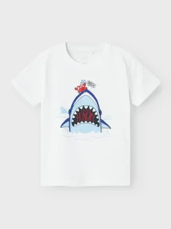 Name It Lasten T-Paita, NMMVUX SS TOP Valkoinen