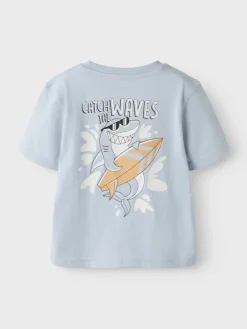 Name It lasten t-paita, NMMVELIX SS NREG TOP Vaaleansininen