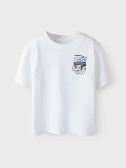 Name It lasten t-paita, NMMVELIX SS NREG TOP Valkoinen