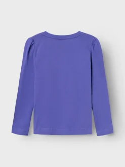 Name It lasten trikoopaita, NMFROSELIN LS TOP Vaalea Lila
