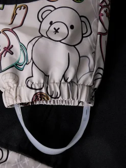 Name It lasten välikausihaalarit NMMALFASHELL08 Suit AOP FO, harmaa kuosillinen