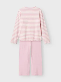 Name It Lasten Yöasu, NKFNIGHTSET STRIPE NOOS Raidallinen Pinkki