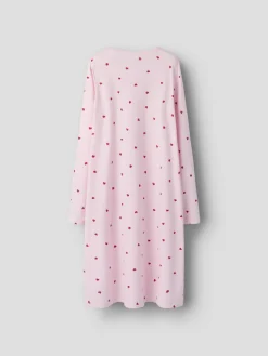 Name It lasten yöpaita NKFNIGHTGOWN HEARTS NOOS, vaaleanpunainen