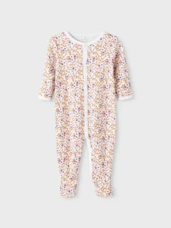 Name It lasten yöpuku, NBFNIGHTSUIT 2P ROSE FLOWER Vaaleanpunainen Kuos