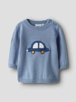 Name It neulepusero NBMBAND LS Knit, vaaleansininen