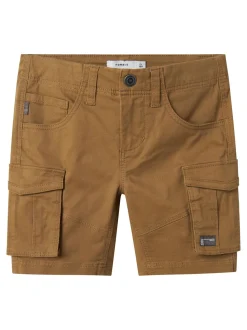 Name It reisitaskushortsit, NKMRYAN REG TWI L SHORTS Beige