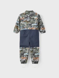 Name It softshellhaalari, NMMALFA08 SUIT AOP FO Armeijanvihreä