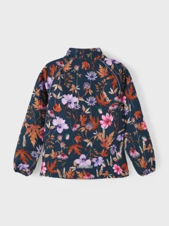 Name It softshelltakki, NKFALFA08 JACKET AUTUMN FLOWER Sininen Kuosi