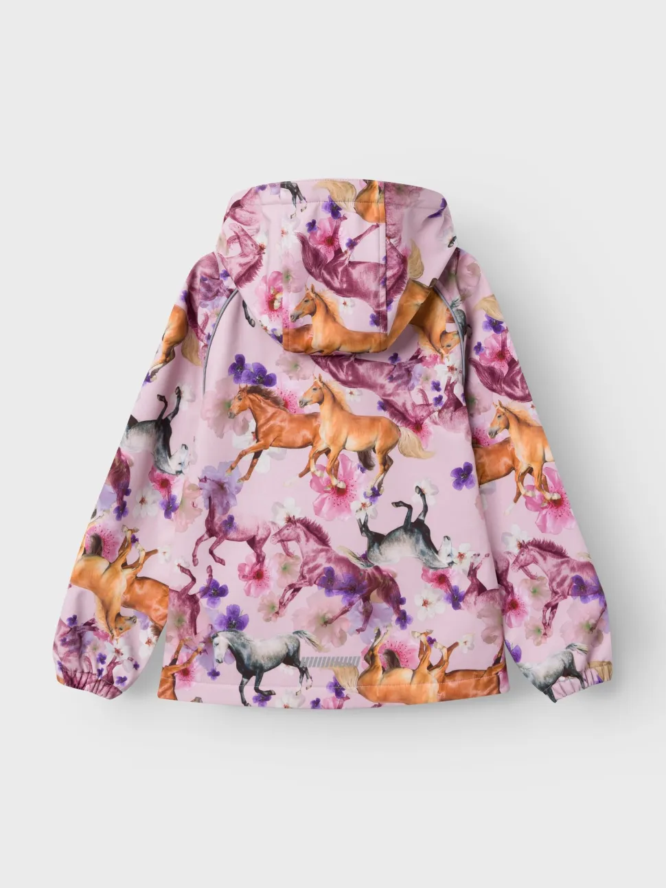 Name It takki, NKFALFA08 JACKET HORSE Vaaleanpunainen Kuosi