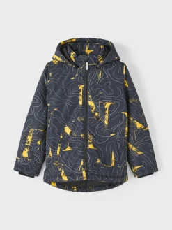 Name It takki, NKMMAX JACKET ADVENTURE Musta Kuosi