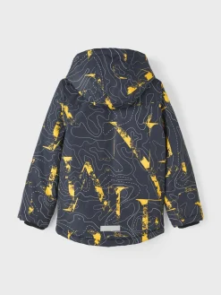 Name It takki, NKMMAX JACKET ADVENTURE Musta Kuosi