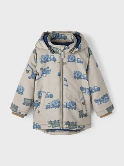 Name It takki, NMMMAX JACKET DIGGER Ruskea Kuosillinen