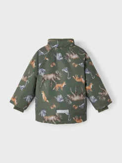 Name It talvitakki, NMMSNOW05 JACKET NORDIC FOREST Vihreä Kuosi