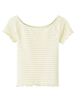 Name It t-paita, NKFJAMY SLIM OFFSHOULDER TOP Keltainen