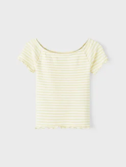 Name It t-paita, NKFJAMY SLIM OFFSHOULDER TOP Keltainen