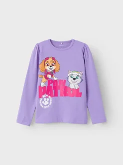 Name It trikoopaita, NMFJUMINA PAWPATROL LS TOP Liila
