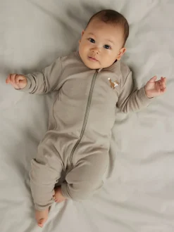 Name It yöasu NBMNIGHTSUIT 2P ZIP FF FOX, vaaleanvihreä