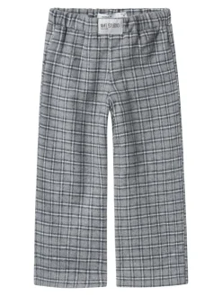 Name It yöhousut K NMNSTRANE PANT, harmaa ruutu