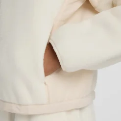 New Balance naisten fleecetakki, High Pile Fleece Jacket Luonnonvalkoinen