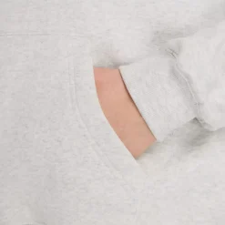 New Balance naisten huppari Linear Heritage Fleece Hoodie, vaaleanharmaa