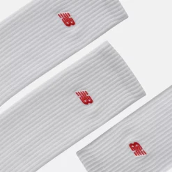 New Balance Sukat 3-Pack, NB PATCH LOGO CREW 3-PACK NOS Valkoinen