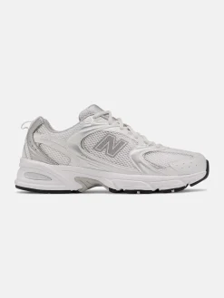 New Balance Unisex lenkkarit, NEW BALANCE 530 Hopea, Valkopohjainen Kuosi