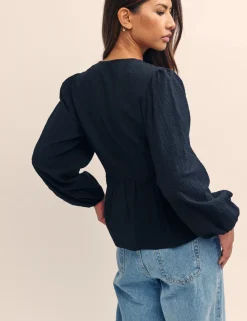 Nobody´s Child Naisten Pusero, RIA BLOUSE Musta