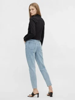 Object Naisten Farkkutakki, OBJWIN NEW DENIM JACKET Musta