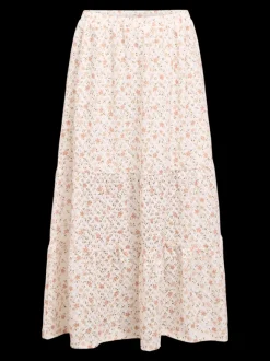 Object naisten hame, OBJGIGI MIDI SKIRT E HS 25 Cloud Dancer