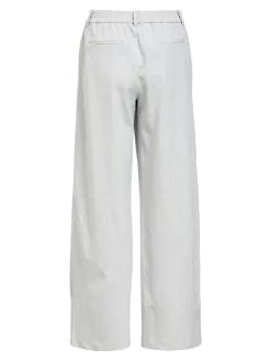 Object Naisten Housut OBJLISA WIDE PANT NOOS Light Grey Melange