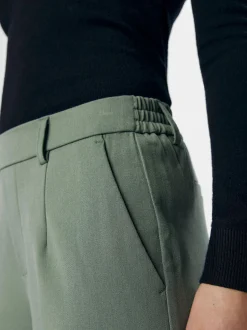 Object Naisten Housut, OBJLISA WIDE PANT NOOS H Laurel Wreath