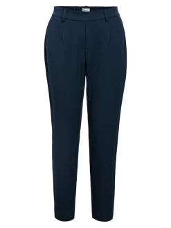 Object naisten housut OBJLISA SLIM PANT NOOS, Sky Captain
