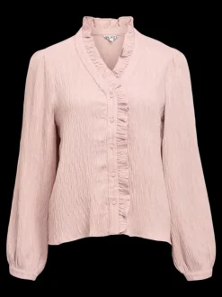 Object naisten paita, OBJGEMMA DEA L/S RE SHIRT E DIV Rose Elegance