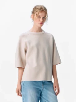 Object naisten pusero, OBJREYNARD 2/4 KNIT PULLOVER Silver Gray