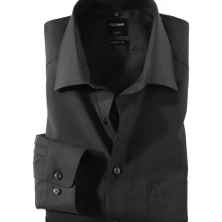 Olymp Kauluspaita, erikoispitkällä Hihalla, 0300 69 68 Musta