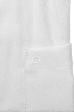 Olymp kauluspaita Luxor Modern Fit Contrast Print, valkoinen