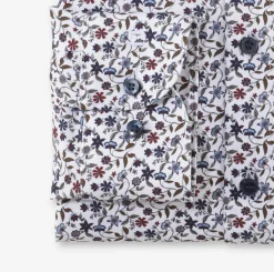 Olymp level five kauluspaita, body fit Sininen Kuosi