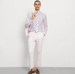 Olymp Level Five Kauluspaita, Body fit Vaaleanpunainen