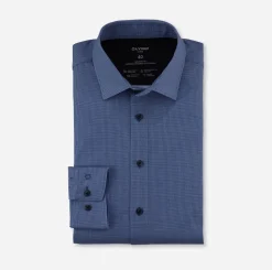 Olymp luxor 24/7 kauluspaita, modern fit Sininen Kuosi