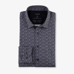 Olymp luxor 24/7 kauluspaita, modern fit Sininen Kuosi