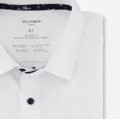 Olymp luxor 24/7 kauluspaita, modern fit Valkoinen