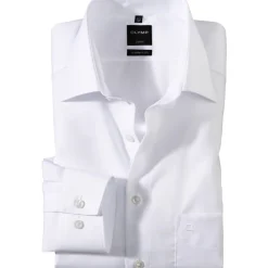 Olymp Luxor Kauluspaita, Modern Fit Valkoinen