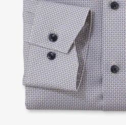 Olymp luxor kauluspaita, Modern fit Ruskea Kuosi