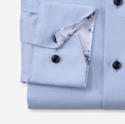 Olymp luxor kauluspaita, Modern fit Keskisininen