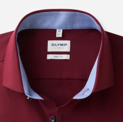 Olymp miesten kauluspaita Level Five Body Fit, punainen