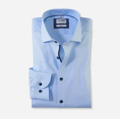 Olymp miesten kauluspaita, LEVEL FIVE · Body Fit Vaaleansininen