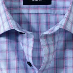 Olymp Miesten Kauluspaita 2172-14-95 BODY FIT Punainen Ruutu